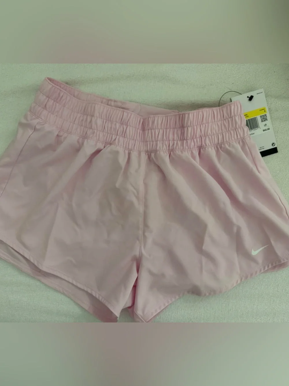 Nike Light Pink Women's Athletic DriFit Running Shorts